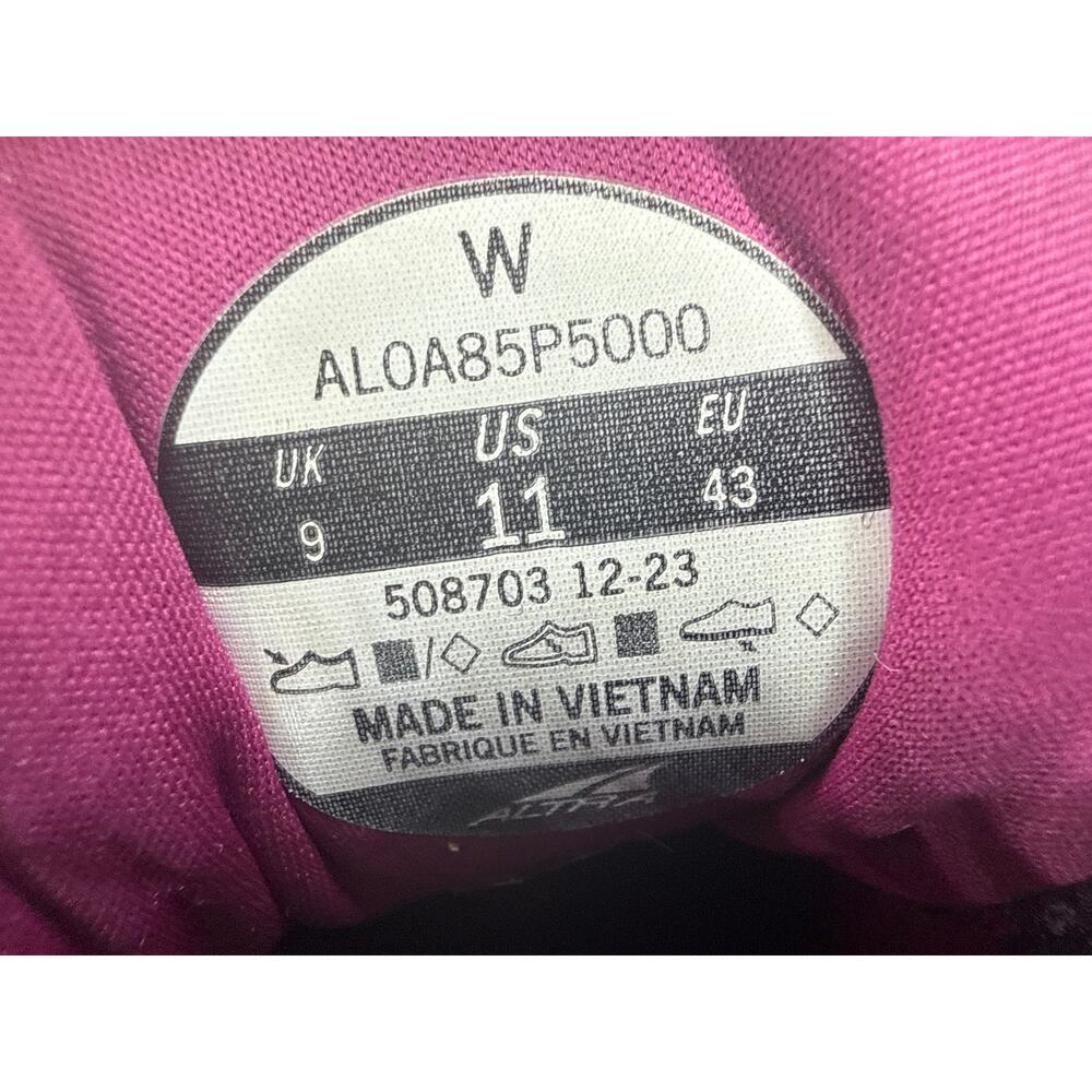 Altra Provision 8 Sneakers Women 11 Running Shoes Black Pink Road Trainers - Picture 7 of 9